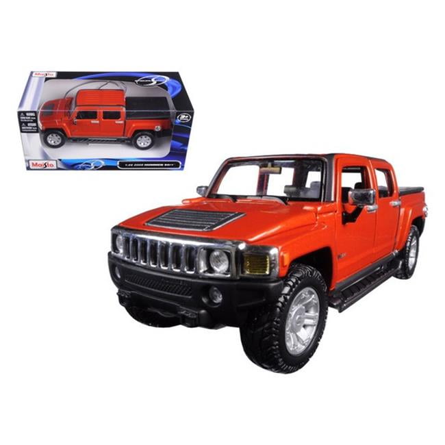 Maisto 1:26 Scale Hummer 2009 H3T Orange Diecast Model Car