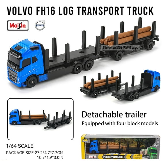 Maisto 1:64 SCANIA 770 S Volvo Forklift Transport Vehicle Excavator die-cast precision model car Model collection gift
