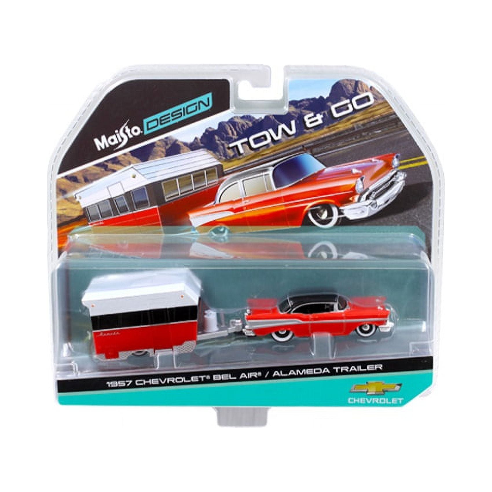 Maisto 1957 Chevy Fleetside & モンテカルロ Maisto - 1957 Chevrolet Pickup Truck - Global Diecast Direct