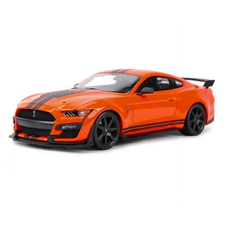 Maisto 31388OR Diecast Model Car - 1/18 Ford Mustang Shelby 2020 GT500, Orange