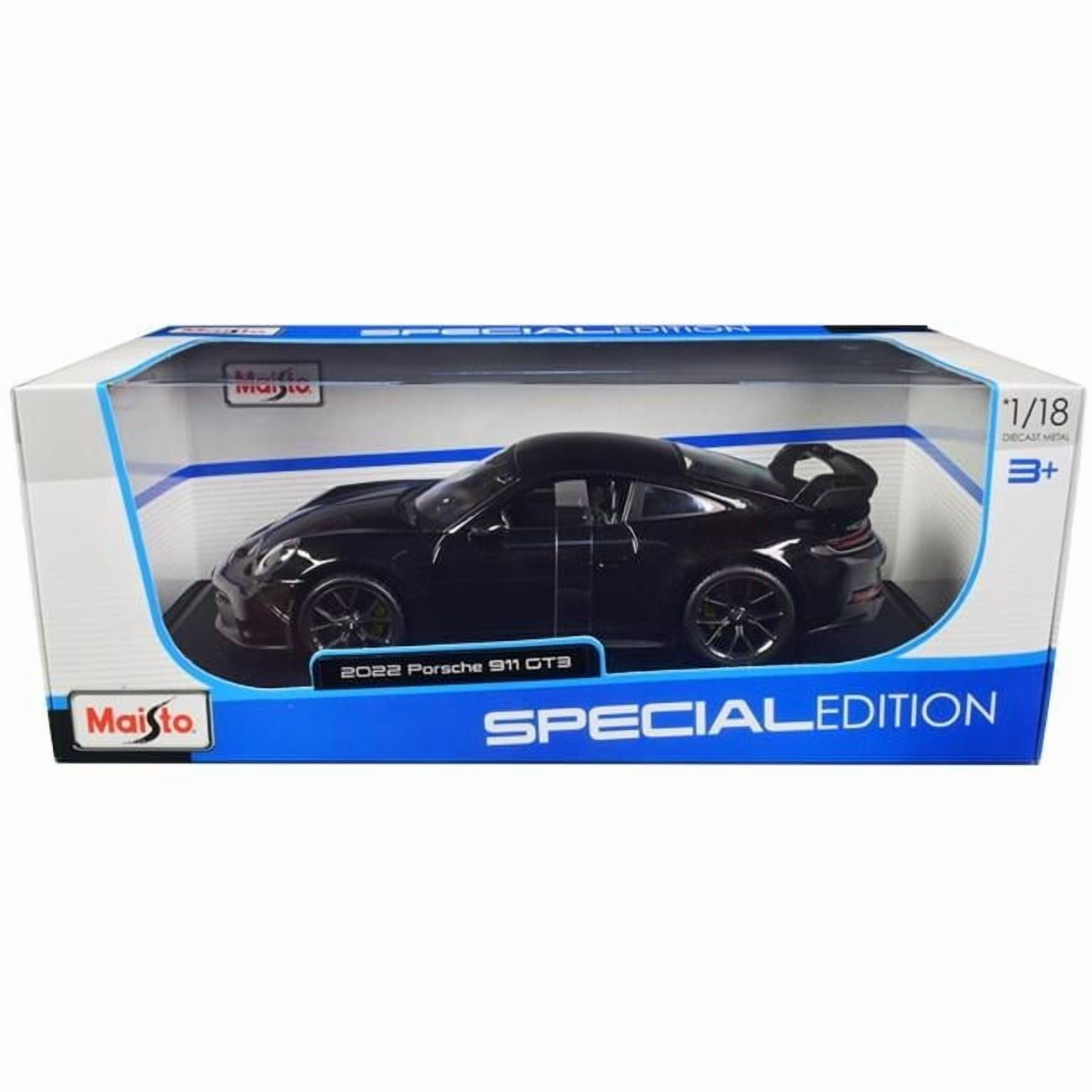 Maisto Diecast Toys: 2022 Porsche 911 GT3 Black Metallic Special