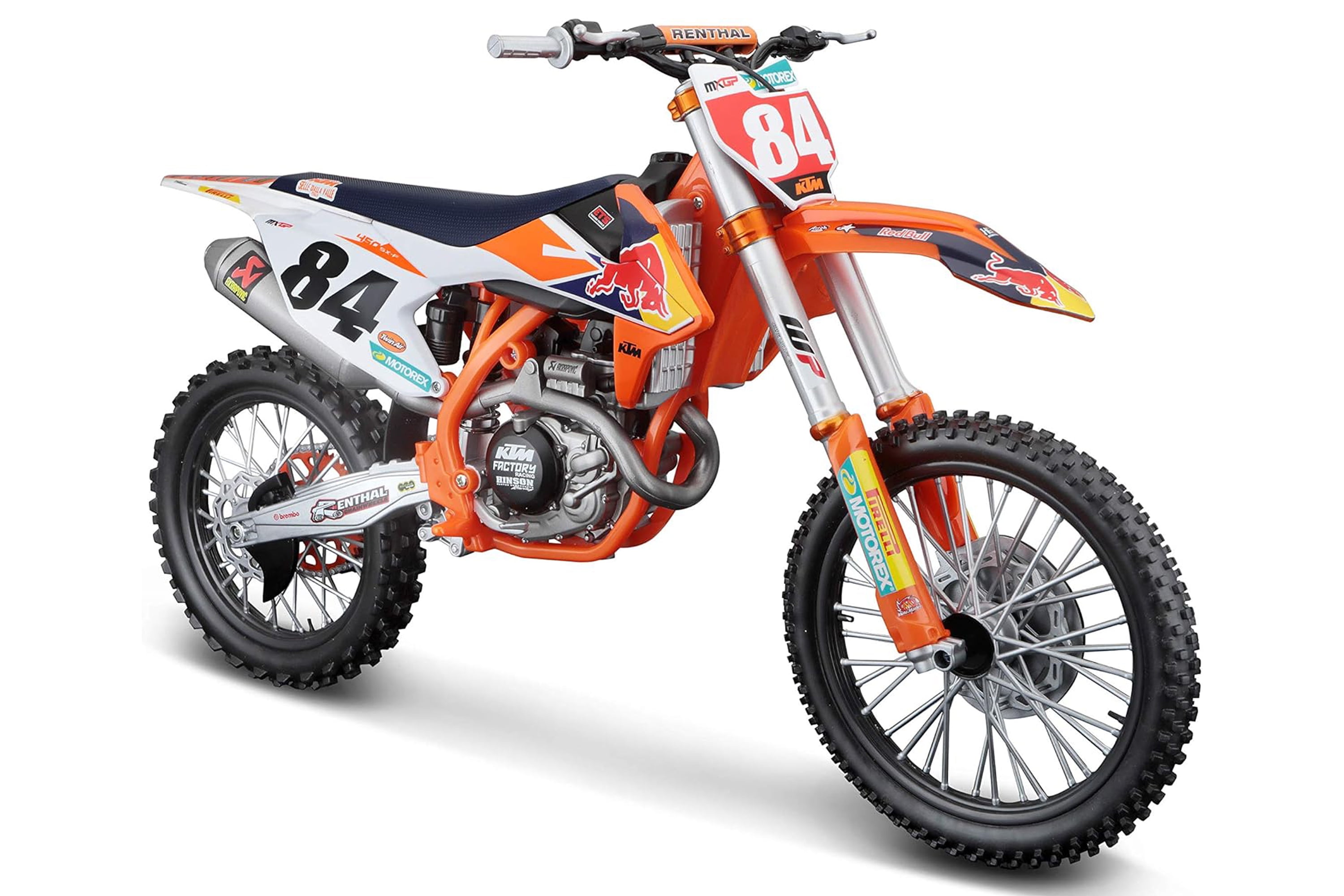 Red Bull KTM 1:6 Scale Supercross Motorcycle Toy Model - Walmart.com
