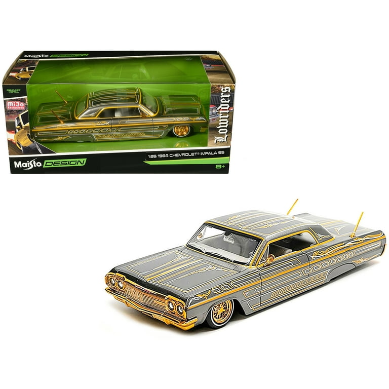 Maisto 1/26 Scale Diecast 1964 Chevrolet Impala SS Lowrider, Gray