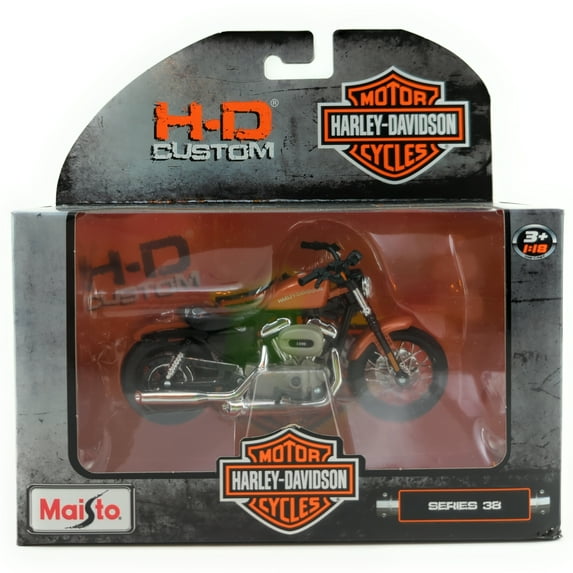 Maisto H-D Custom Harley-Davidson Series 38 Die-Cast 2007 XL 1200N Nightster 1:18 Scale Motorcycle