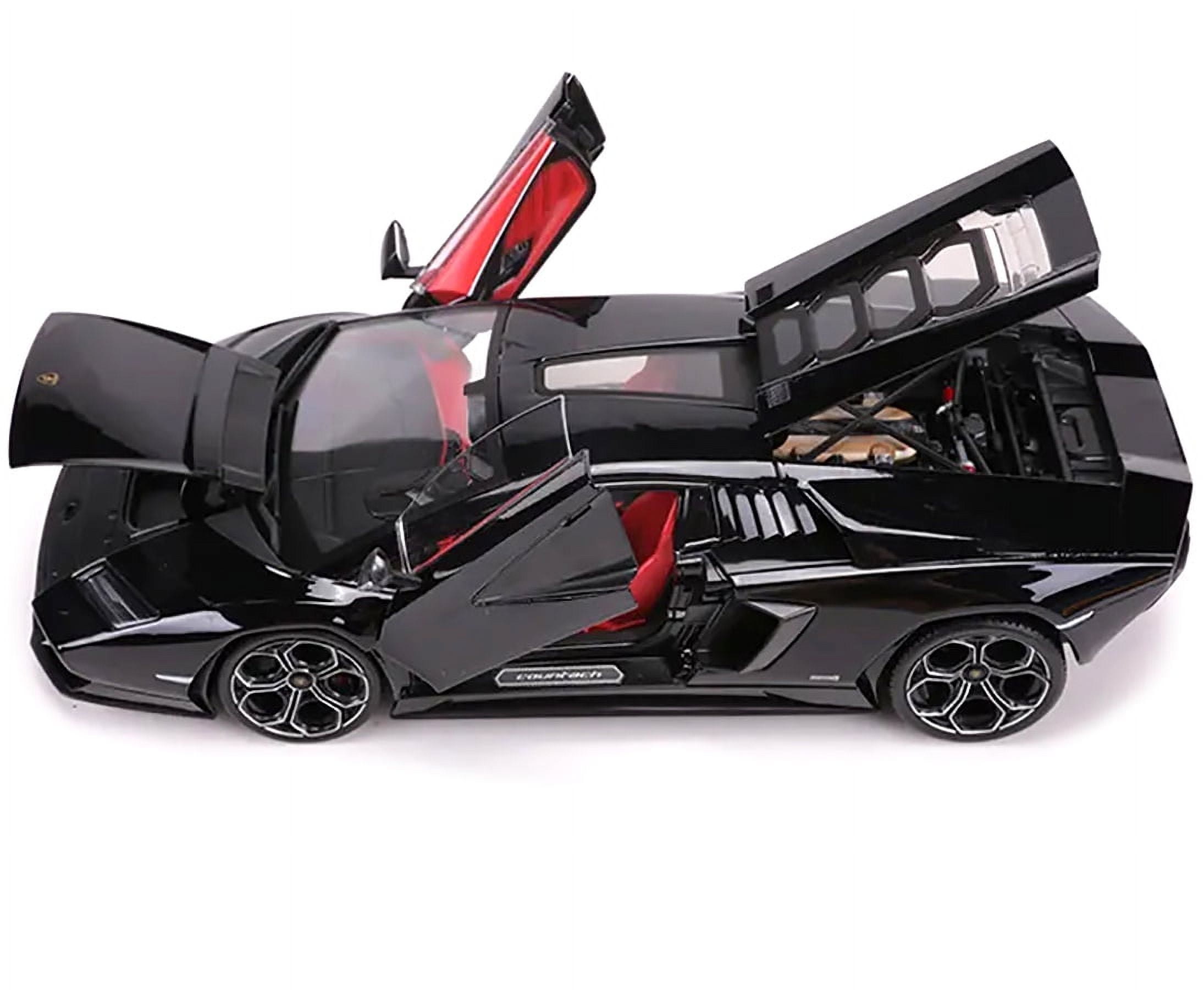 Lamborghini Countach LPI 800-4 Black with Red Interior 