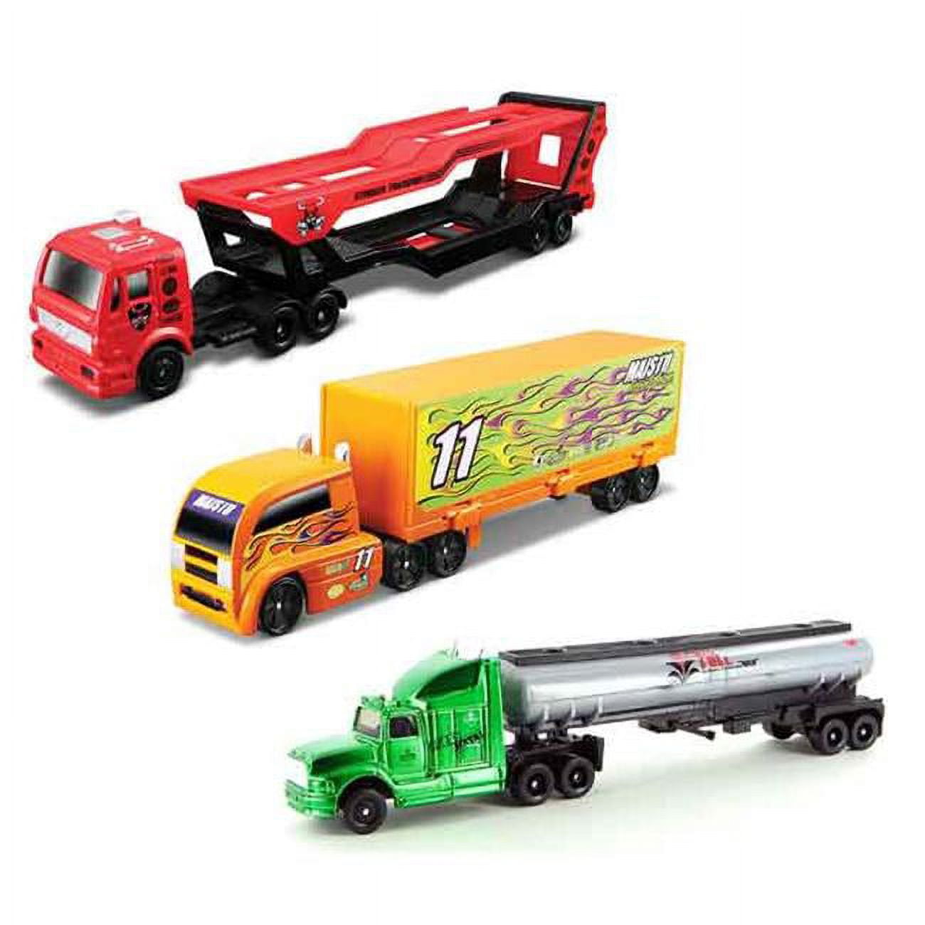 Maisto MAI11021-SET-10 3 Piece Fresh Metal Highway Haulers Set
