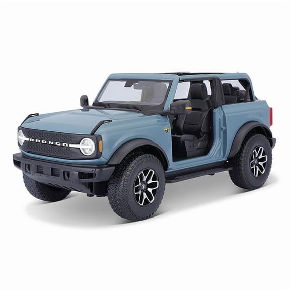 Maisto MAI31457BL 1-18 Scale Model Car for 2021 Ford Bronco Badlands without Doors