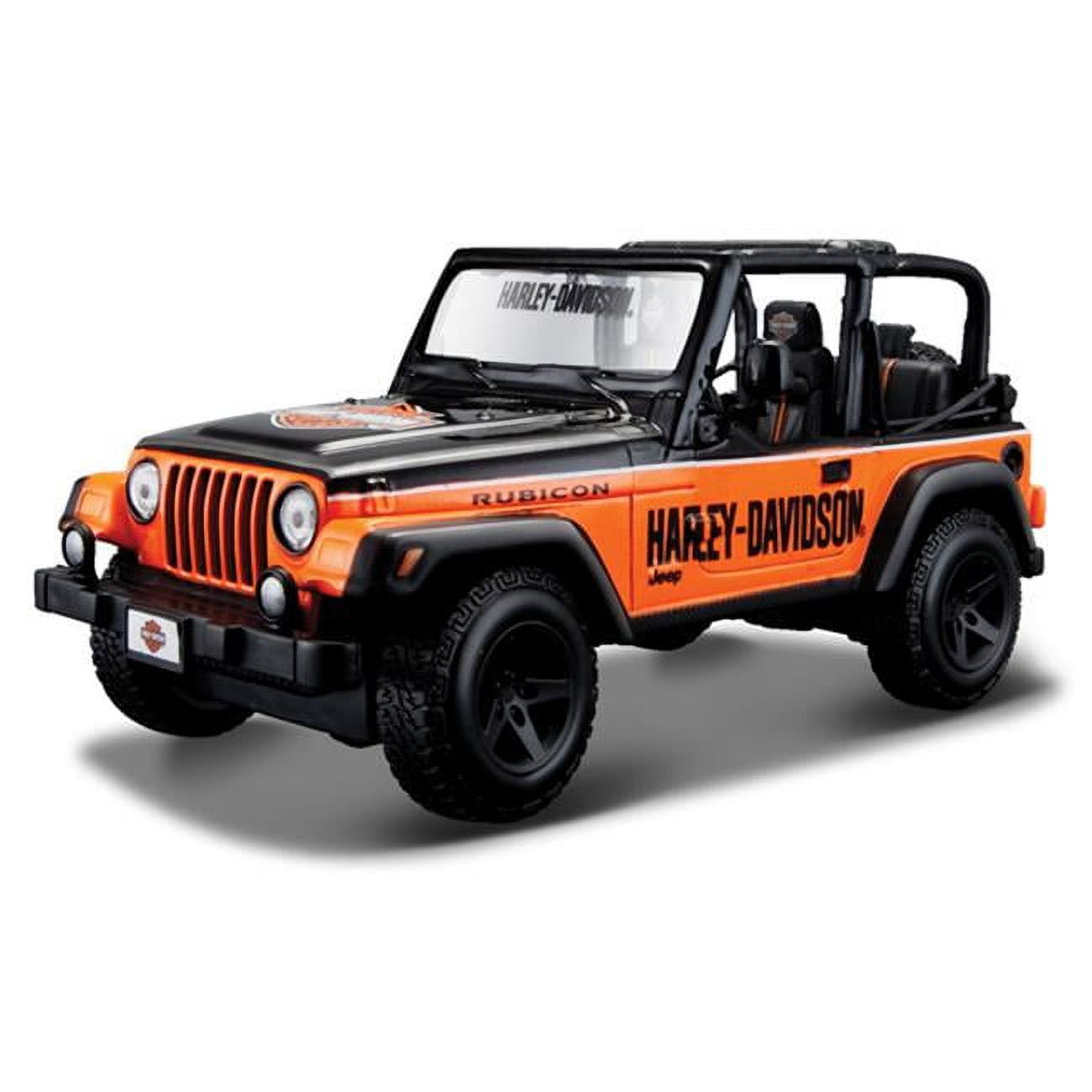 Maisto MAI32190ORBK Harley-Davidson - Jeep Wrangler Rubicon