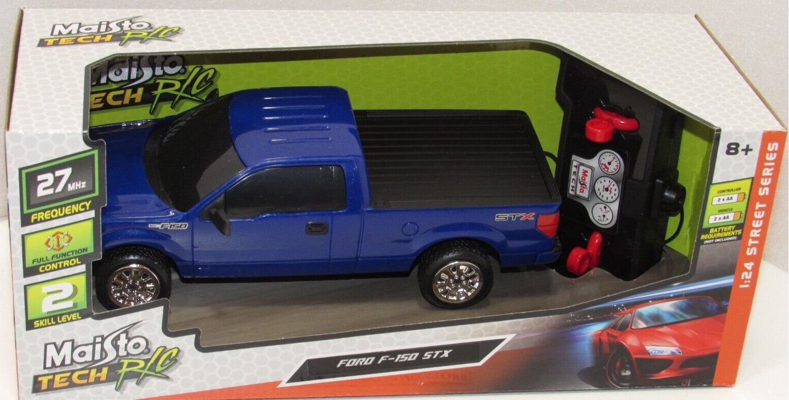 Maisto Tech R/C Ford F150 F150 STX Blue Truck Remote Control 124