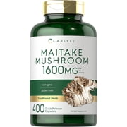Maitake Mushroom Supplement | 1600mg | 400 Extract Capsules for Men and Women | by Carlyle