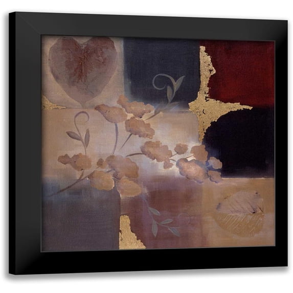 Maitland, Laurie 12x12 Black Modern Framed Museum Art Print Titled - Autumn Accent II