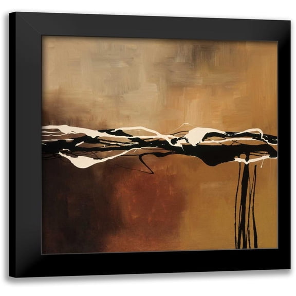 Maitland, Laurie 12x12 Black Modern Framed Museum Art Print Titled - Copper Concerto II