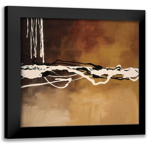Maitland, Laurie 20x20 Black Modern Framed Museum Art Print Titled - Copper Concerto I