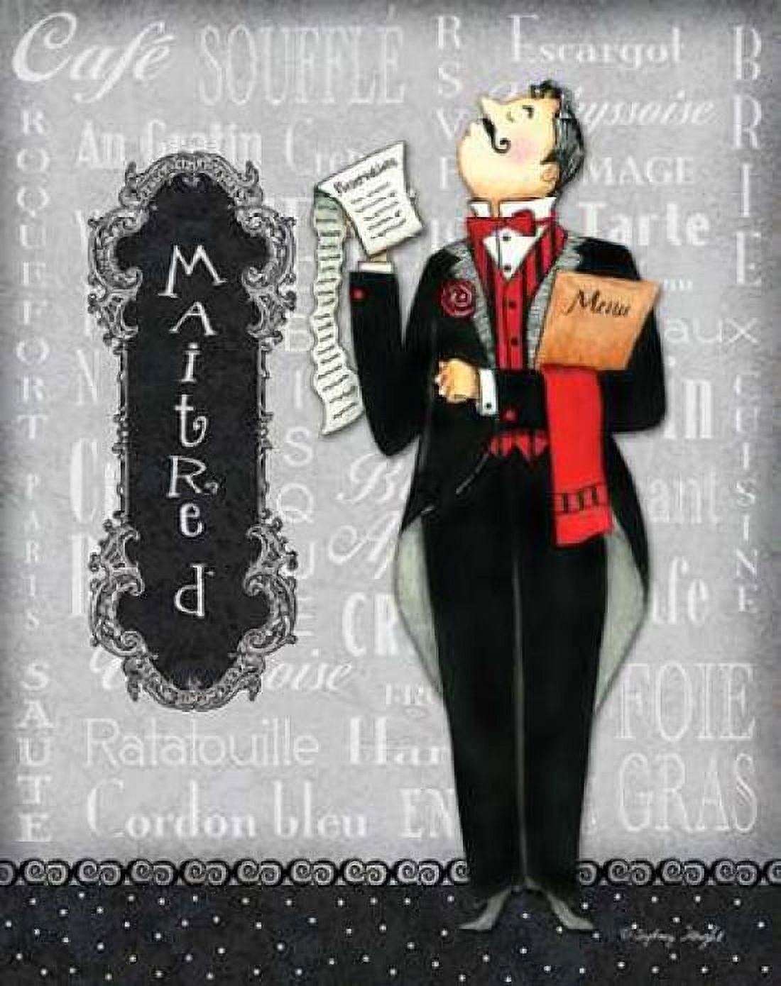 Maitre D Canvas Art - Sydney Wright (22 x 28)