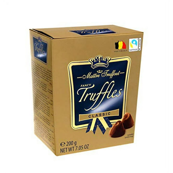 Maitre Truffout Chocolate Truffles, 7.05Oz (Classic)