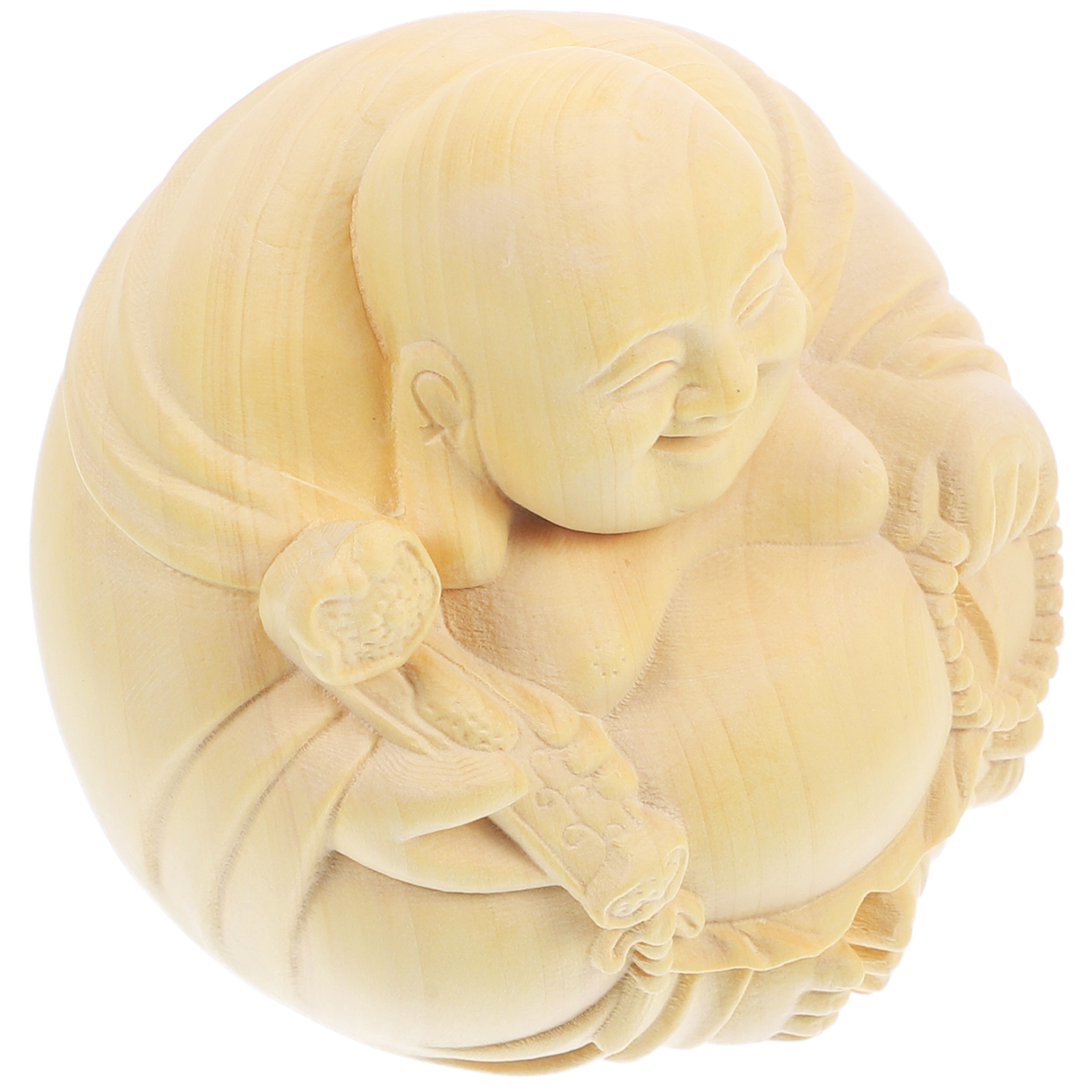 Maitreya Buddha Ornaments Desktop Model Antique Figurine Decor Office