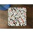 Maj Jong Mah Jong Tiles Silicone Drink Beverage Coaster 4 Pack by