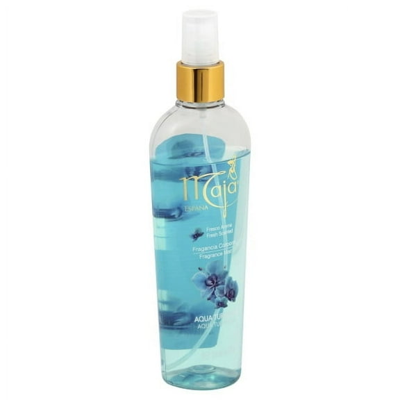 Maja Aqua Turquoise Mist Perfumed Body Mist, Floral and Aquatic Notes, 8.1 fl oz. Spray Bottle, Shelf-Stable