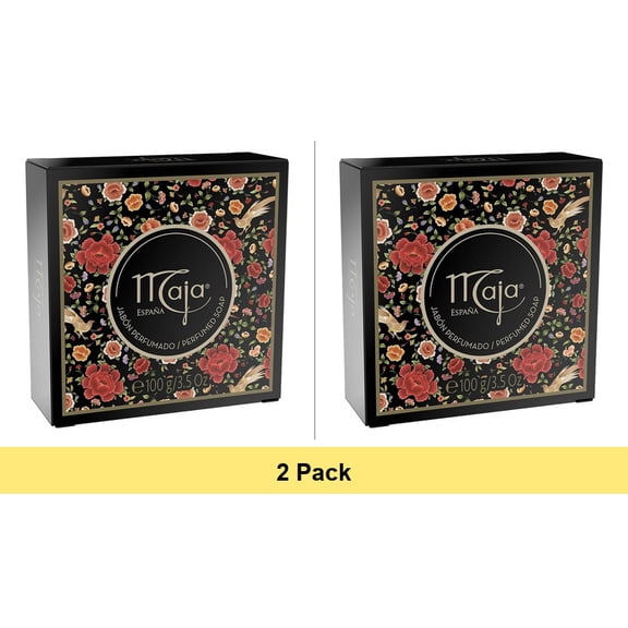Maja Classic Essential Luxury Perfumed Bar Soap W/ Pleasant Scent, 3.5oz - 2 Pack