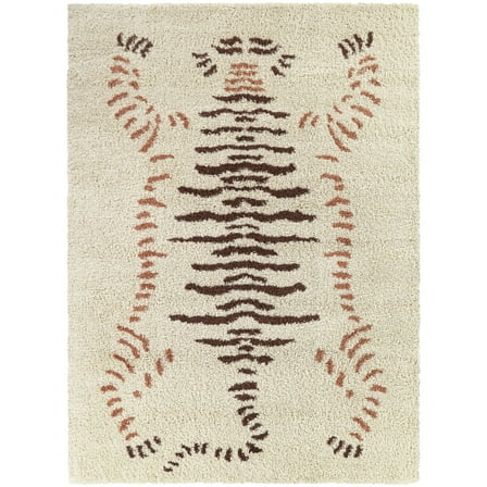 Maja Tiger Shag Area Rug