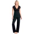 thumbnail image 1 of Majamas The Genna Maternity & Nursing Pajama Set (Black, Small), 1 of 48