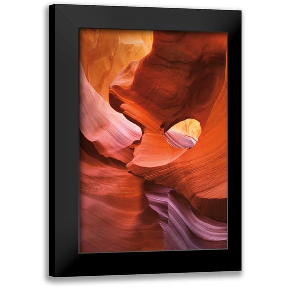 Majchrowicz, Alan 11x14 Black Modern Framed Museum Art Print Titled - Lower Antelope Canyon IV