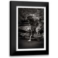 thumbnail image 1 of Majchrowicz, Alan 13x18 Black Modern Framed Museum Art Print Titled - Upper Falls Old Mans Cave BW, 1 of 5