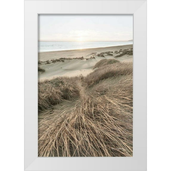 Majchrowicz, Alan 13x18 White Modern Wood Framed Museum Art Print Titled - Beach Grasses