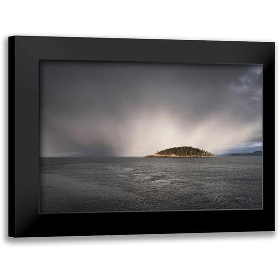 Majchrowicz, Alan 14x11 Black Modern Framed Museum Art Print Titled - Deception Pass Island