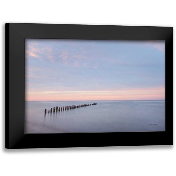 Majchrowicz, Alan 14x11 Black Modern Framed Museum Art Print Titled - Lake Superior Old Pier II