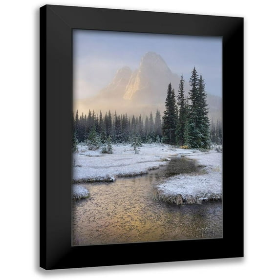 Majchrowicz, Alan 17x24 Black Modern Framed Museum Art Print Titled - Bell Mountain North Cascades I