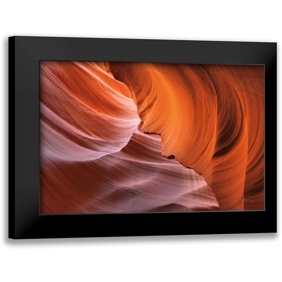 Majchrowicz, Alan 18x13 Black Modern Framed Museum Art Print Titled - Lower Antelope Canyon I