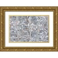 thumbnail image 1 of Majchrowicz, Alan 18x13 Gold Ornate Wood Framed with Double Matting Museum Art Print Titled - Winter Aspens Closeup, 1 of 4