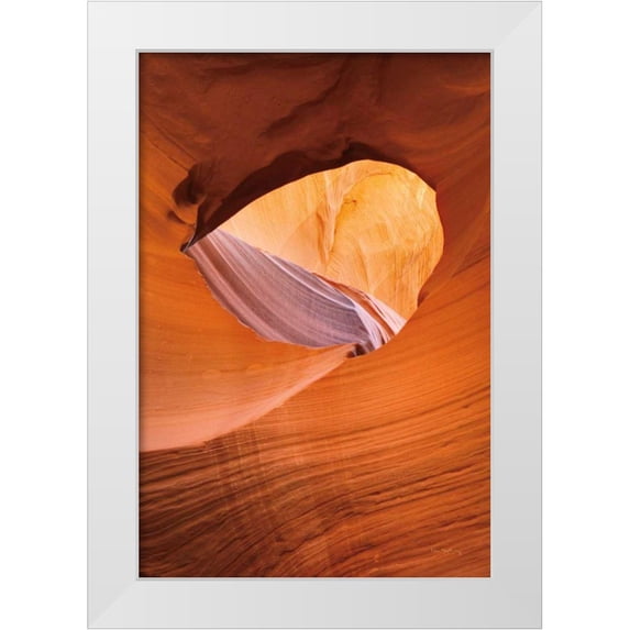 Majchrowicz, Alan 23x32 White Modern Wood Framed Museum Art Print Titled - Lower Antelope Canyon III
