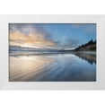 thumbnail image 1 of Majchrowicz, Alan 24x17 White Modern Wood Framed Museum Art Print Titled - Ruby Beach afterglow Olympic National Park-Washington State, 1 of 4