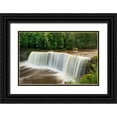thumbnail image 1 of Majchrowicz, Alan 32x23 Black Ornate Wood Framed with Double Matting Museum Art Print Titled - Upper Tahquamenon Falls-Tahquamenon Falls State Park-Upper Peninsula-Michigan, 1 of 4