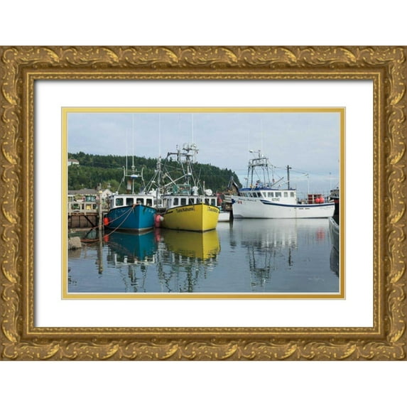 Majchrowicz, Alan 32x23 Gold Ornate Wood Framed with Double Matting Museum Art Print Titled - Bay of Fundy II