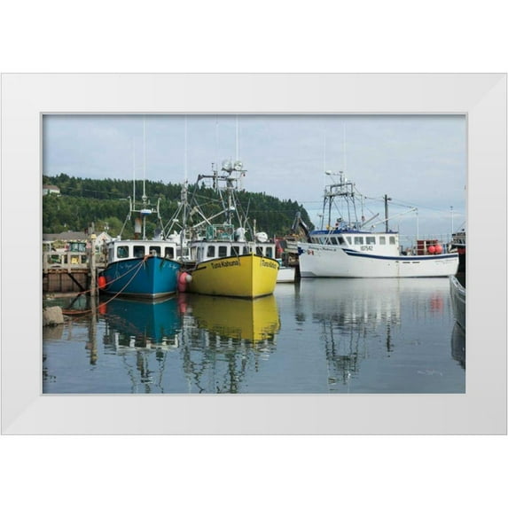 Majchrowicz, Alan 32x23 White Modern Wood Framed Museum Art Print Titled - Bay of Fundy II