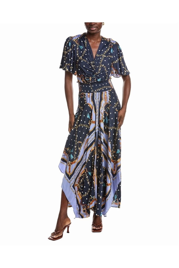 womens Flutter Maxi Dress, T38