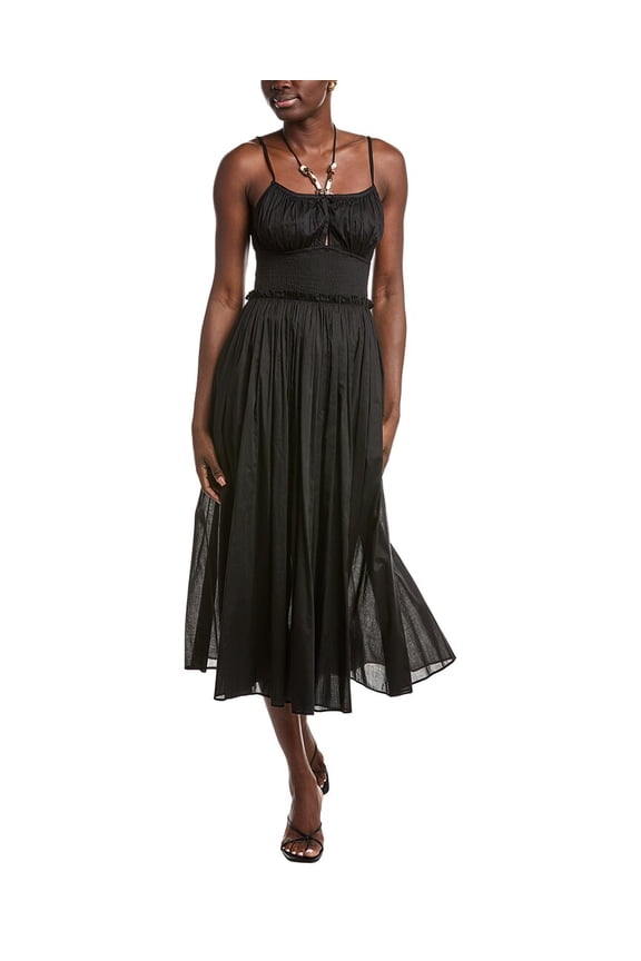 womens Halter Neck Midi Dress, T40, Gray