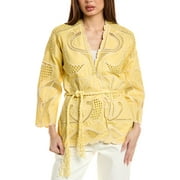 Maje womens Jacket, 36, Yellow