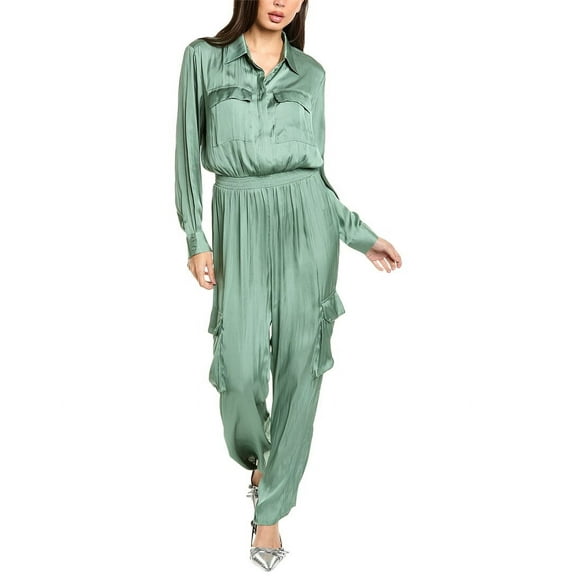 Maje womens  Jumpsuit, T36, Green