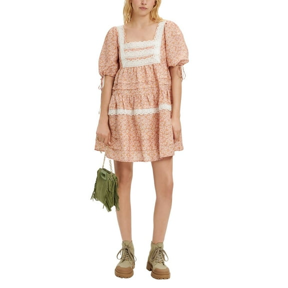 Maje womens  Linen-Blend Dress, T36