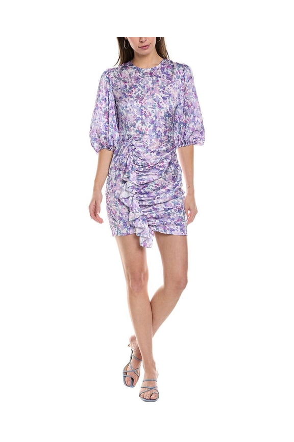 womens  Mini Dress, T38, Purple