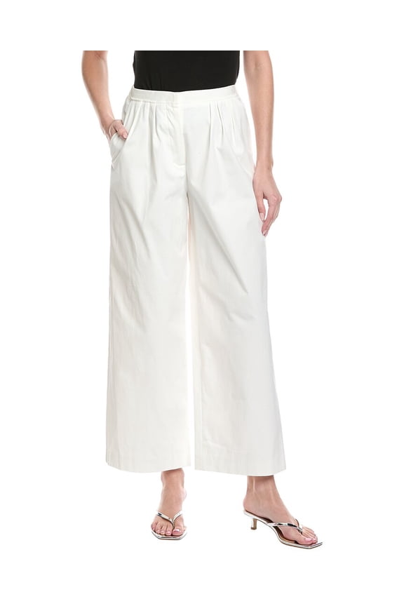 womens  Pant, 3, White