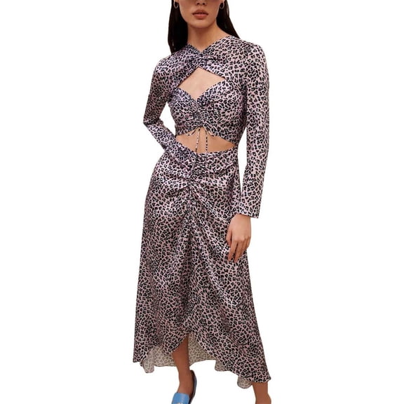 Maje womens  Rave Maxi Dress, T34, Pink