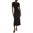 thumbnail image 1 of Maje womens  Rib Knit Maxi Dress, 34, Black, 1 of 3