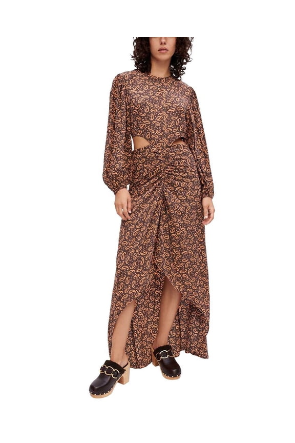 womens Silk-Blend Dress, T38