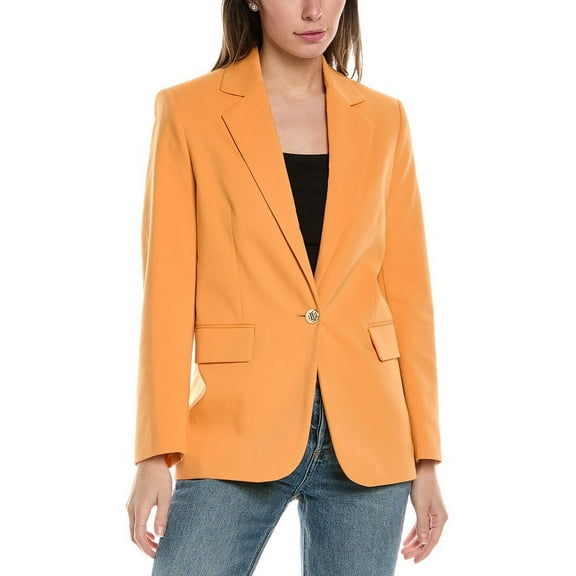 Maje womens  Suit Blazer, T38, Orange