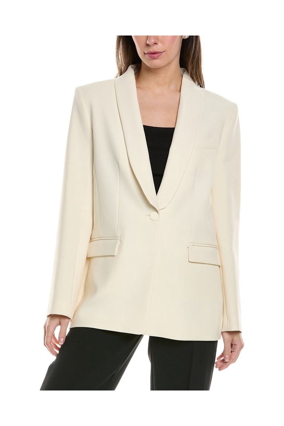 womens  Suit Blazer, T40, White